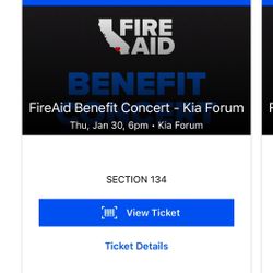 Tickets for sell Kia forum Concert 1/30/25