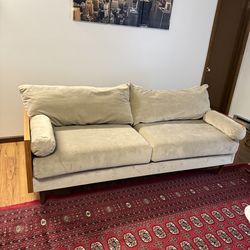 Ahlea 78.75"W Natural Cane Upholstered Sofa , i bought it from Wayfair , it’s in great condition