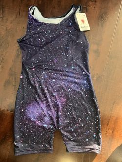 Gymnastics Girls Galaxy outfit 