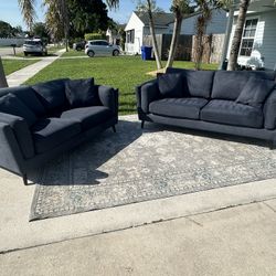 Blue Sofa Set Free Delivery 🛻