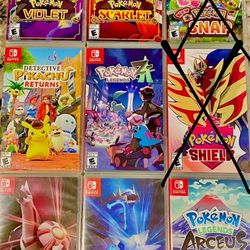 Wtb Pokemon Nintendo Switch Games 