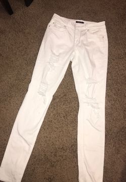 White jeans