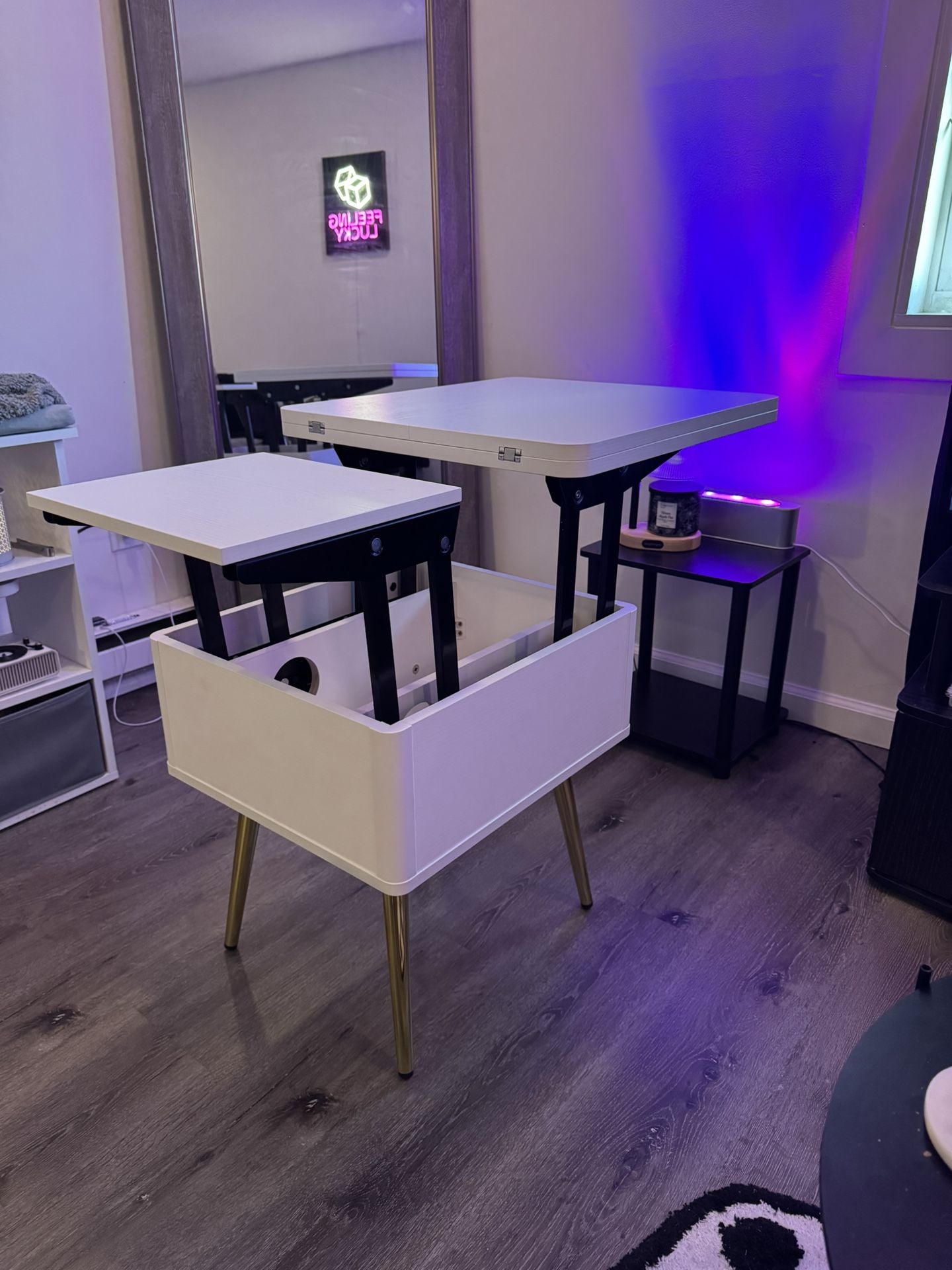 Homary Multi - Functional Coffee Table with Storage