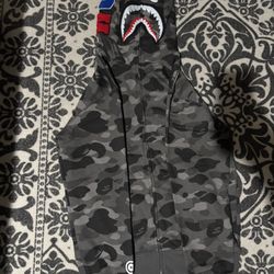 Dark Grey Bape Hoodie