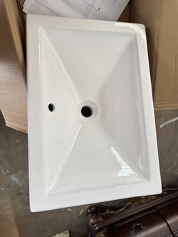 New In Box Top Mount Sink