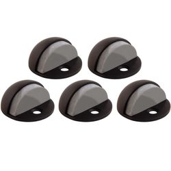 Design House Dome Stop Wall Protector with Rubber Oil Rubbed Bronze Floor Mounted Door Stoppers.