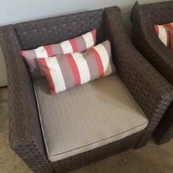 2 Chairs Patio Set 