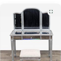 Glass Makeup desk