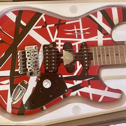 Van Halen EVH-Style Electric Guitar – Custom Striped – $799 OBO