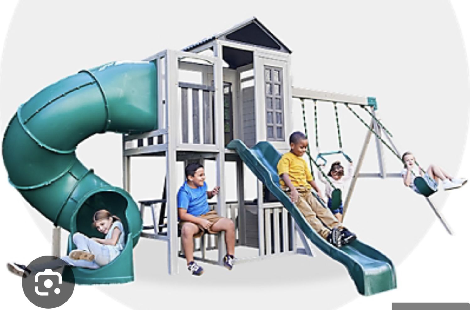 Silver Sand Swing Set