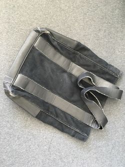 Black Leather Tote Bag