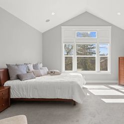 Scandinavian King Bedroom Set – Solid Wood – High-End Quality – $8,900 Original