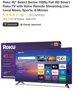 Roku 40 inch brand new out the box