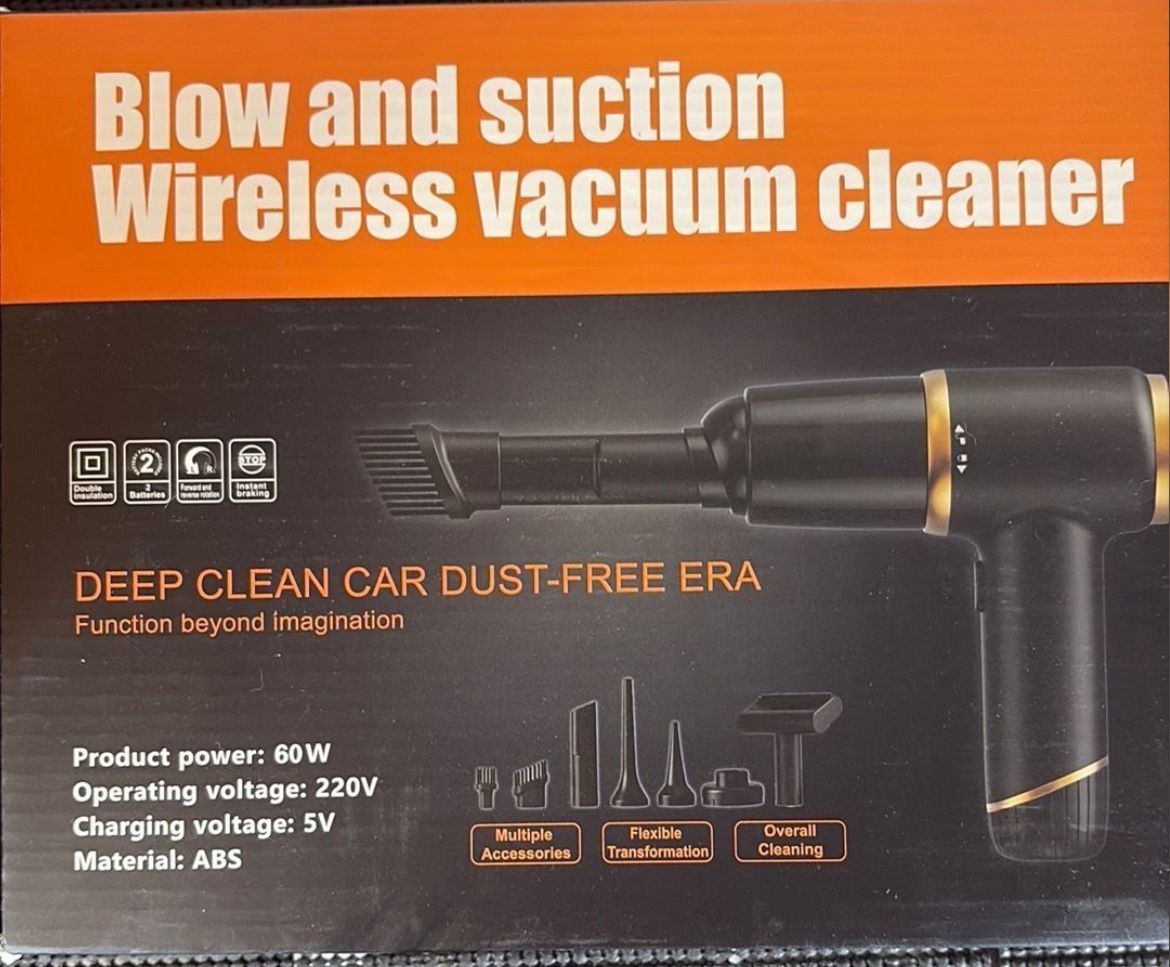 Blow And Suction Wireless Vacuum Cleaner 