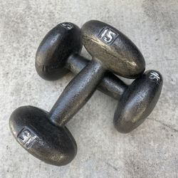 15 Lbs Dumbbells