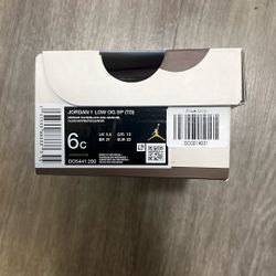 Jordan 1 OG Sp Travis Scott’s 6c