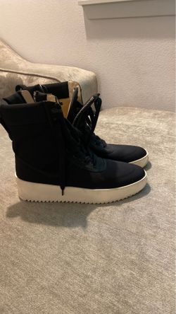 Fear of God - Black Military Boots - sz 45
