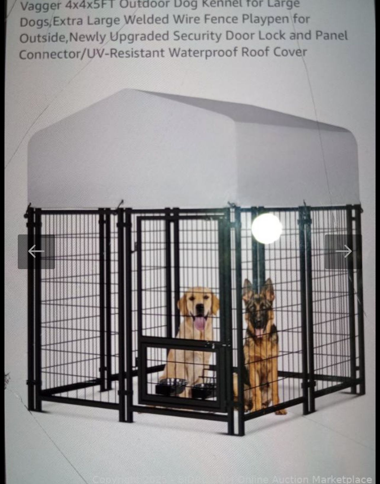 outdoor dog kennel