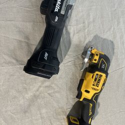 Dewalt & Makita Multi Tools& Rigid Compact Drill