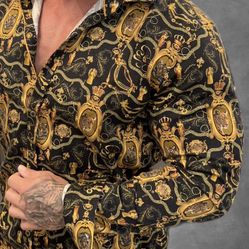 Button up long sleeve. 1 left size S,price$50. Button up short sleeve price 40 $  Cotton. 1 left size XXL. BRAND NEW.