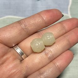 Hetian Jade auspicious clouds beads