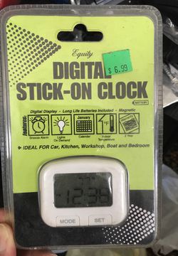 Brand new Digital stick-on clock