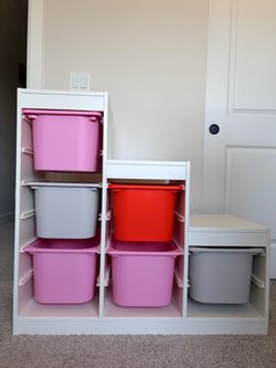 IKEA TROFAST with bins