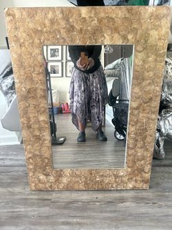 Vase and mirror