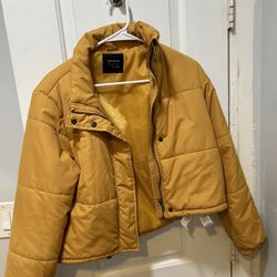 Yellow Bomber Jacket 