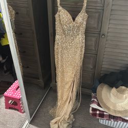 Gold Dress 