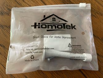 New Homotek White Door Stopper with Screw