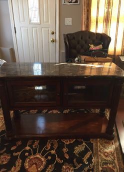 TV Stand with glass doors and shelf’s