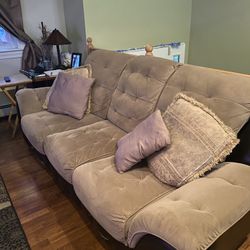 Reclining Couch And Loveseat 