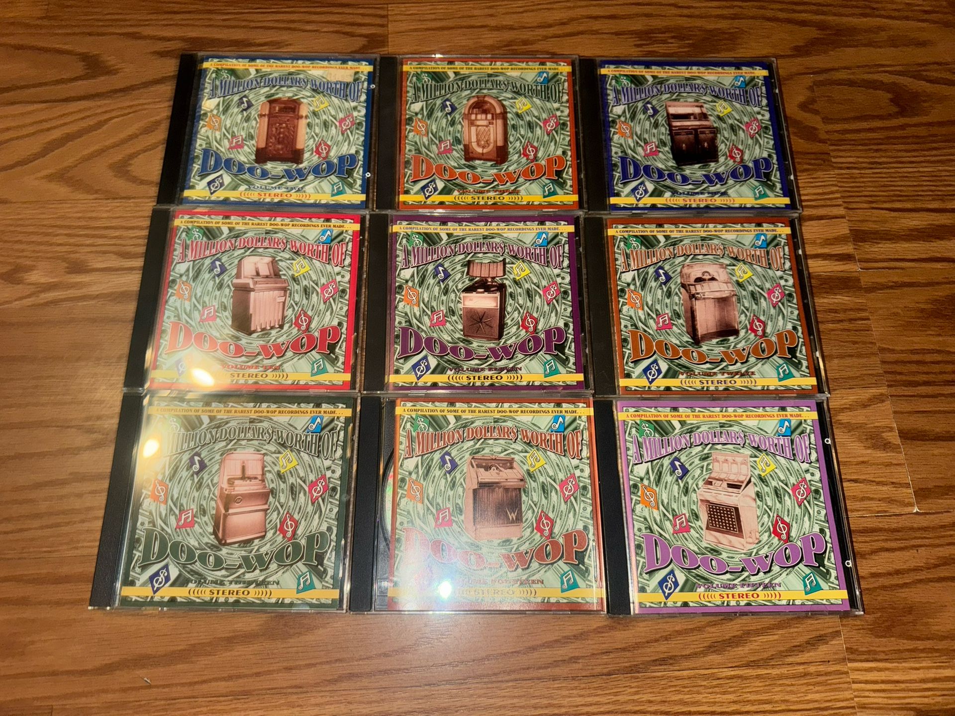 A Million Dollars Worth Of Doo-wop CD Lot Collection Volumes