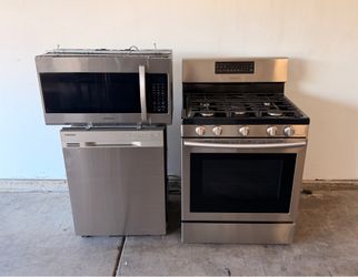 Range Dishwasher Microwave Stainless Steel 60 Day Warranty