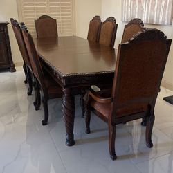 Dining Table And Buffet Table 
