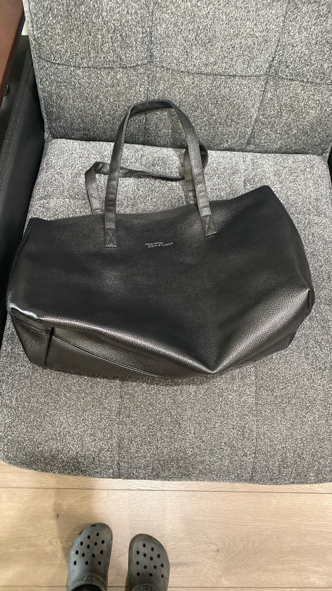 Kurt Geiger Black Leather Tote Bag