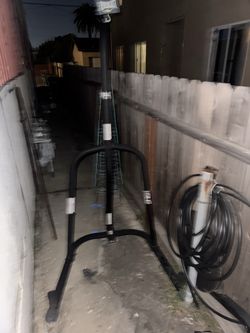 Boxing bag stand