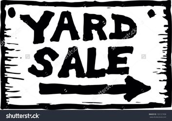 Yard sale today!!!!