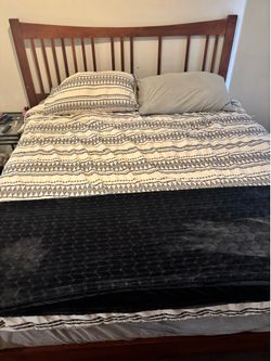 Cal king mattress and frame