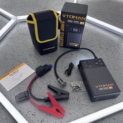Brand New [2025 New Model] VTOMAN X1 Jump Starter with Air Compressor, Portable Car Battery Jumper Starter (2500A, Up to 8.5L Gas/6L Diesel SKU023-S1