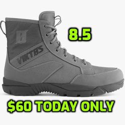 New Viktos Men's Johnny Combat Winter Boots, Grayman 8.5