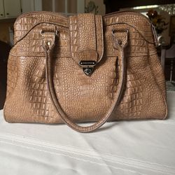 Sag Harbor Faux Alligator Purse 