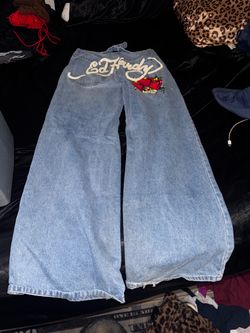 Ed Hardy Wide Leg Jeans