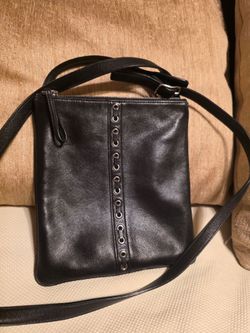 Coach Black Leather Crossbody Bag
