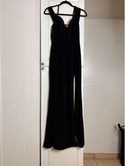 Black formal dress