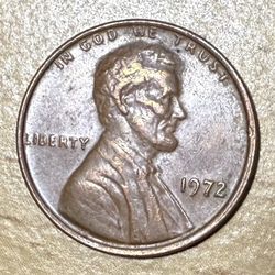 1972 Lincon Penny with Doubled Die 7#