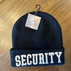 Black Security Beanie