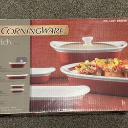 Corning Ware Etch 5 Pieces Oblong Baker