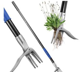 sancat 50" Weed Puller Tool for Crabgrass, Dandelion etc, Stand Up Weeder with Easy-Eject Mechanism, Steel Handle, Steel Claw, Garden Weed Remover Too